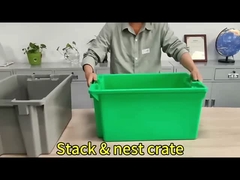 Frei bewegliche Plastikboxen Behälter Kiste Soda Stapelbare Plastikkiste 23.6x15.7x11.8 Zoll