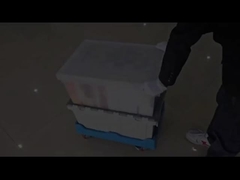 Kunststoff-Dolly Leichtgewichts-Design-Verknüpfte Deckel-Nestable-Kiste-Plastik-Plattform-Dolly