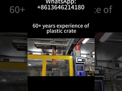 Zusammenklappbare, stapelbare Kunststoffkisten für den einfachen Transport landwirtschaftlicher Waren