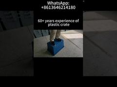 stapelbare Aufbewahrung Nesting Kunststoffkiste Behälter mit angebrachtem Deckel Umzugskarton