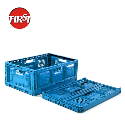 kaufen 600*400*220mm Blaue dauerhafte klappbare Lagerkiste für die Lieferung Online-Herstellung