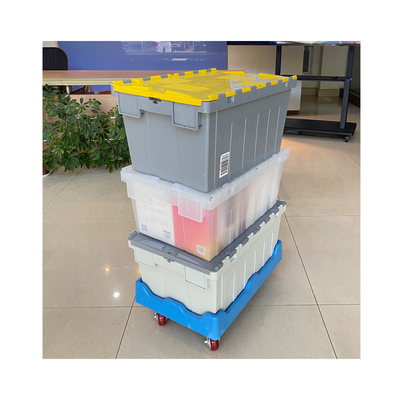 kaufen 550*370*350mm verstellbare Kunststoff-Umzugskisten für bequeme Lagerung und Transport Online-Herstellung