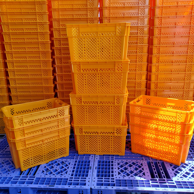 kaufen Verpackung von Früchten und Gemüse Stackbare Behälter Kunststoffkorb Online-Herstellung