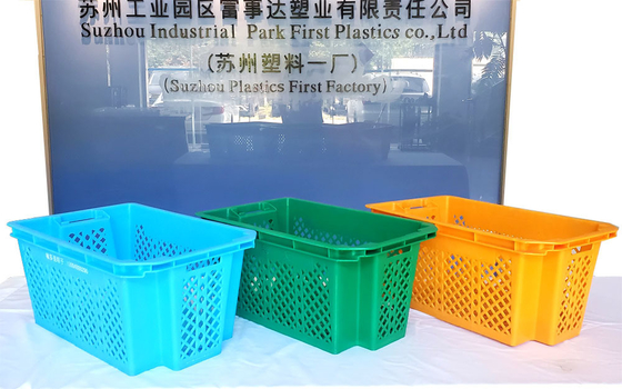 kaufen Maschenverstellbar Kiste Umsatz Plastikpilzkiste Stapelbare Umzugskisten Online-Herstellung