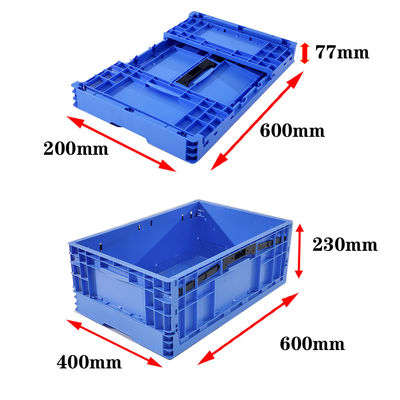 kaufen 600 × 400 Massivklappbare Kiste Euro PP Logistikbox OEM Hersteller Rückverwertbare Verpackung Online-Herstellung