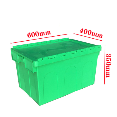 kaufen 550x370x320mm Klappkasten, auf stapelbar, beweglicher Kunststoff mit befestigtem Deckelbehälter Online-Herstellung