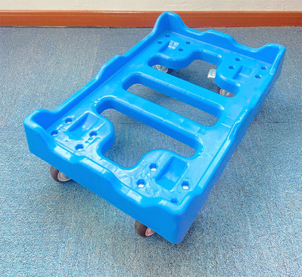 kaufen Schwere Kunststoff-Dolly-Wagen für Lagerkästen und wiederverwendbare Logistiksysteme Online-Herstellung