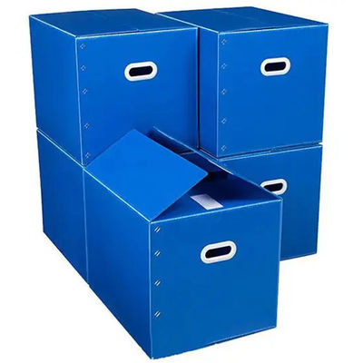 kaufen PP Corrugated Foldable Box Recyclable Stackable Coroplast Box Lightweight Warehouse Storage Online-Herstellung