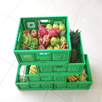 Mehrfachverwendbarer, klappbarer Lagerbehälter im Maschenstil für Ernteboxen Größe 600*400*52mm