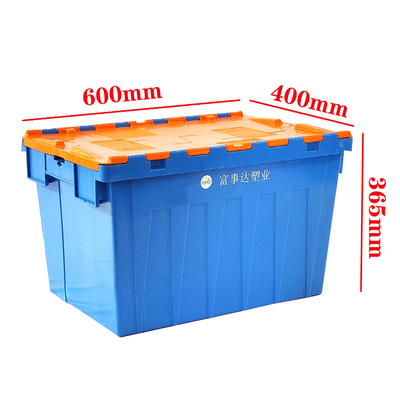 600*400*365mm Kunststoffstabiler Schacht mit Befestigungsdeckel