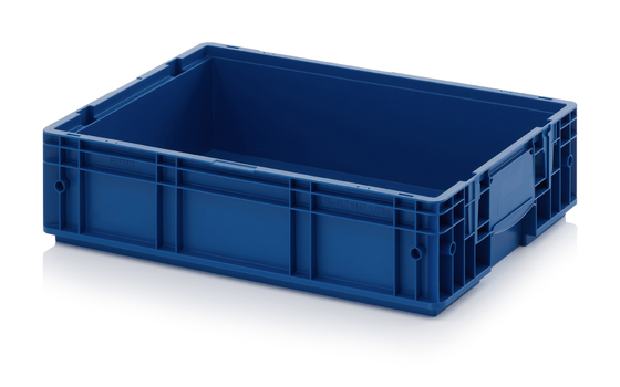600x400mm VDA Plastikumsatzbox KLT Stapelbare Injektionsrecycling PP EUR Kunststoffbehälter